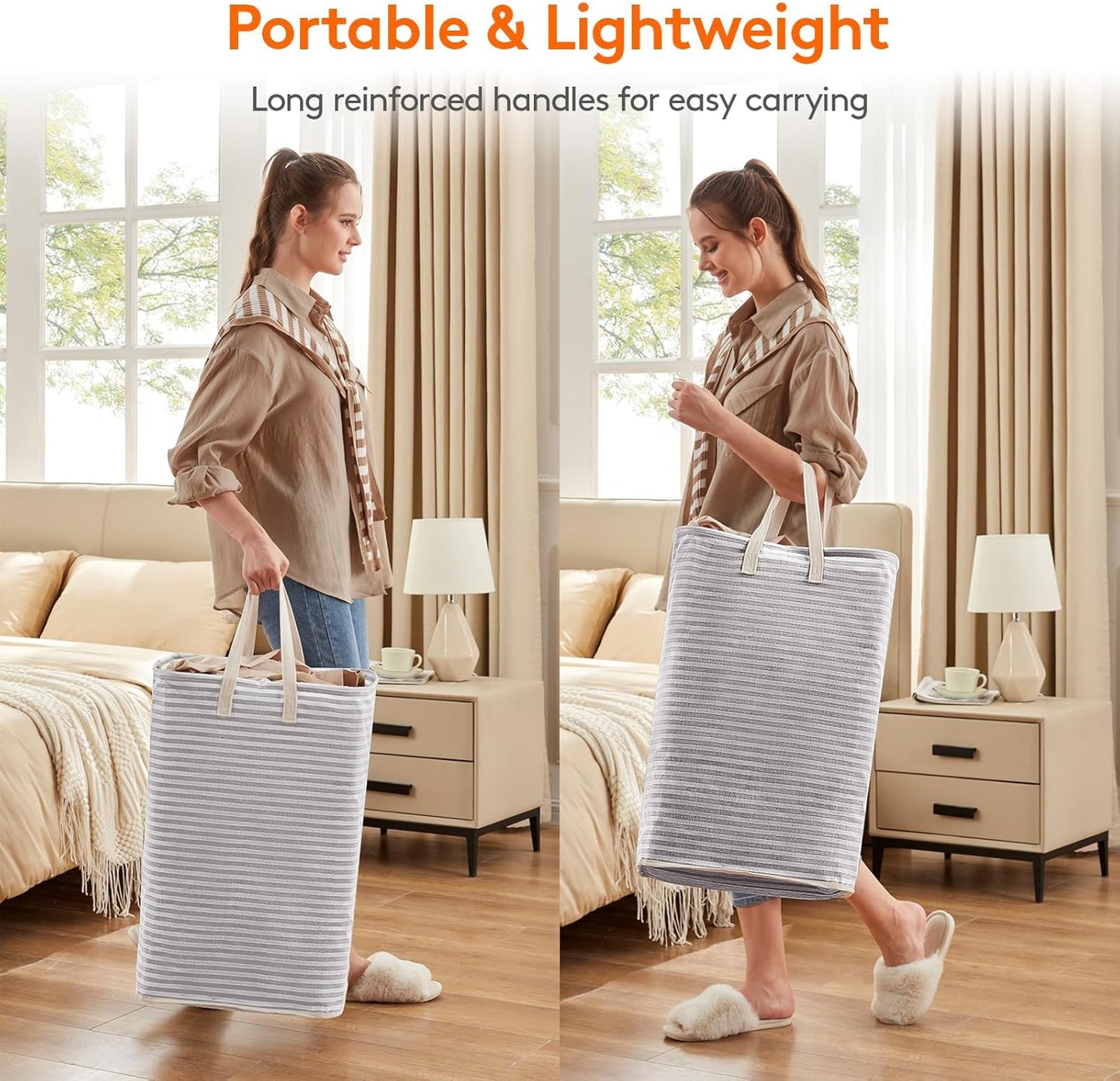 Lifewit 2 Pack Laundry Hamper Large Collapsible Laundry Baskets