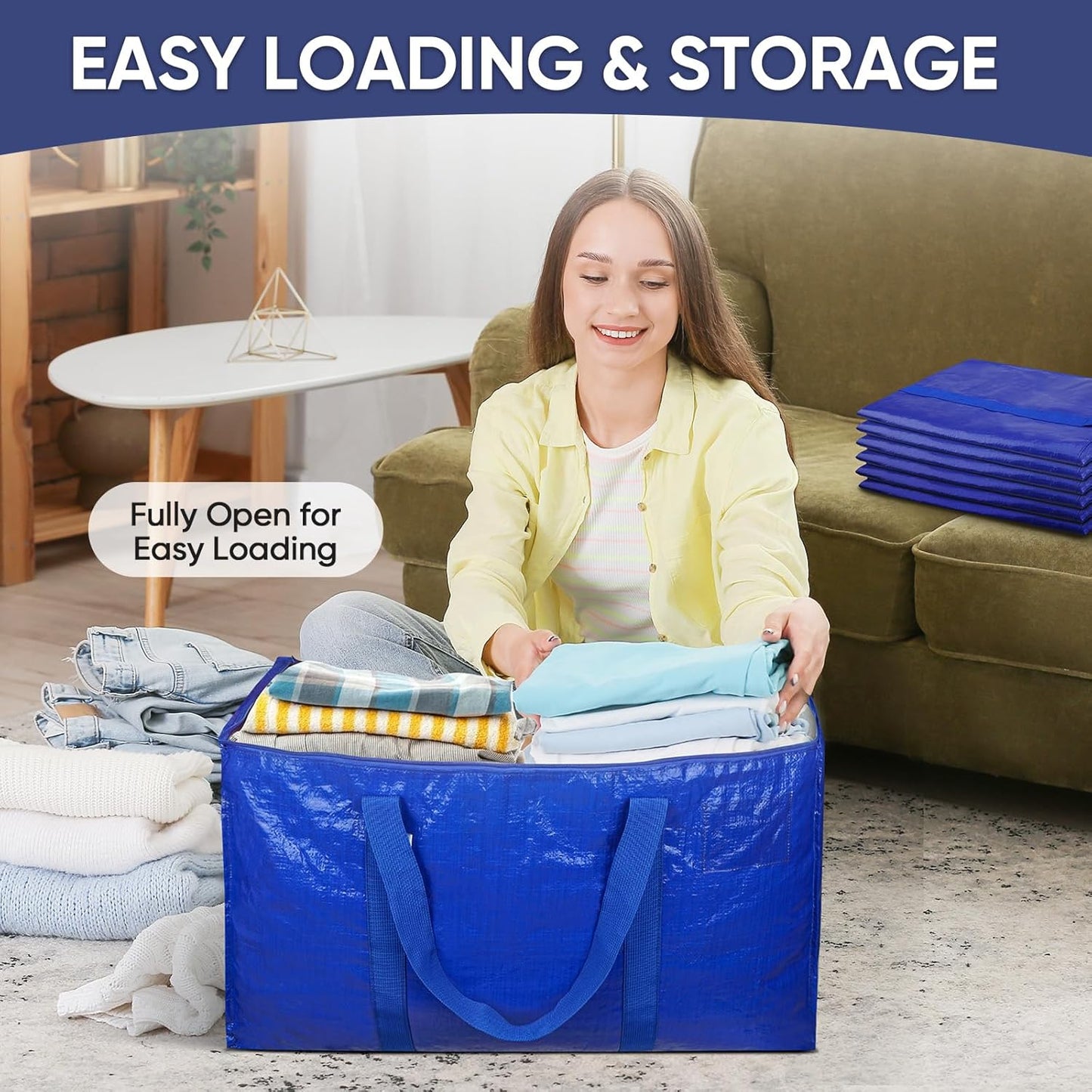 TICONN 6 Pack Extra Large Moving Bags